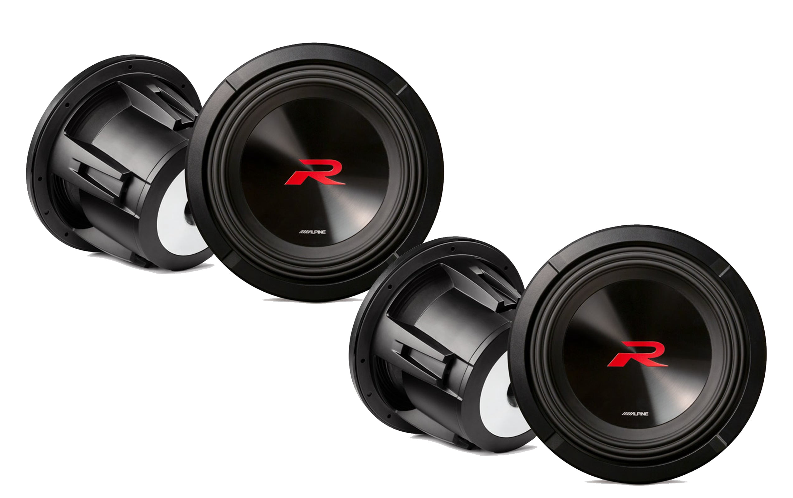 2 Alpine R2-W12D2 Car Audio Dual 2 Ohm 12