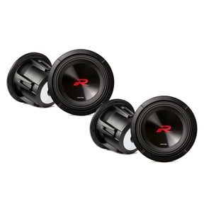 2 Alpine R2-W12D2 Car Audio Dual 2 Ohm 12" Subwoofers with Sub Install Kit Package