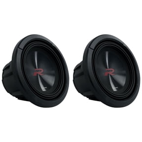 2 Alpine R2-W8D4 8" R Series 1,000 Watt Car Audio Subwoofer, 4 Ohm, Dual VC Sub
