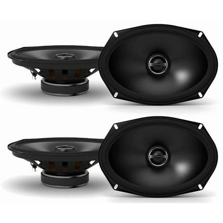 2 Alpine S-S69 Car Speaker 520W Max (170W RMS) 6" x 9" Type S Series 2-Way Coaxial Car Speakers