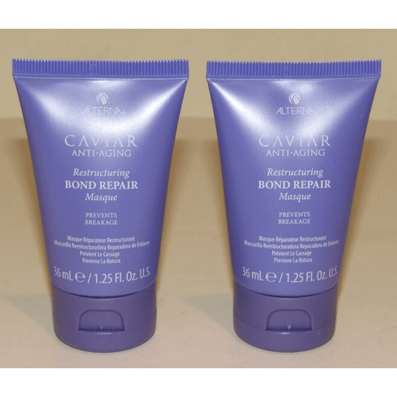 2 Alterna Caviar Anti-Aging Restructuring Bond Repair Masque 2.5 Oz TOTAL Travel