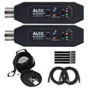 2 Alto Professional Bluetooth Ultimate Stereo Bluetooth Adapters with Carry Case Package