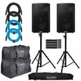 thumbnail image 1 of (2) Alto Professional TX315 750-Watt 15-Inch 2-Way Powered Loudspeakers with Tripod Speaker Stands & Carry Tote Bags Package, 1 of 9