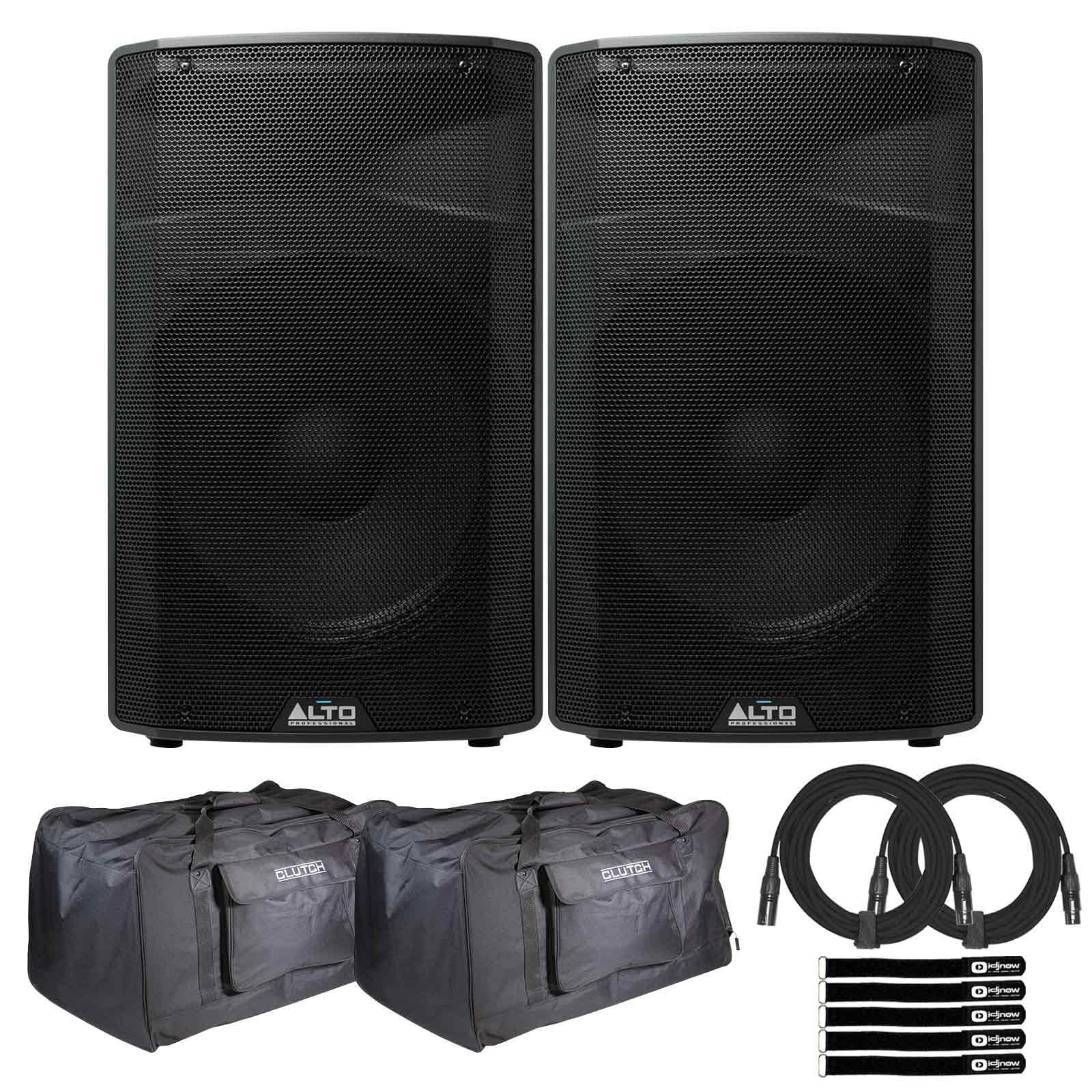 (2) Alto Professional TX315 750Watt 15Inch 2Way Powered Loudspeakers