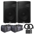 thumbnail image 1 of (2) Alto Professional TX315 750-Watt 15-Inch 2-Way Powered Loudspeakers with Universal Speaker Carry Tote/Bags Package, 1 of 9