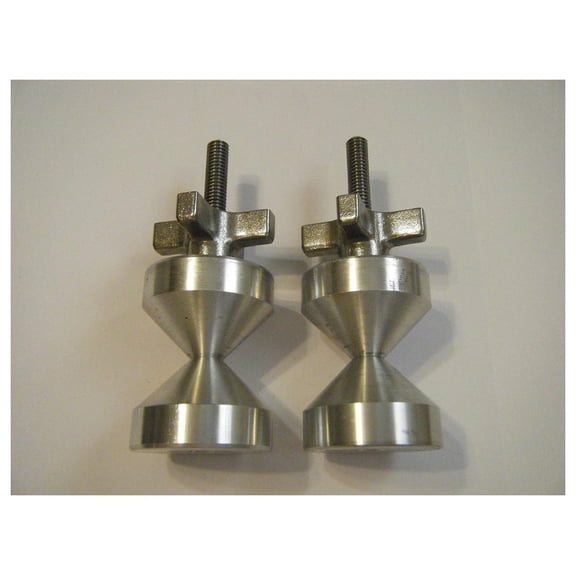 2" Alum. Two Hole Pins with Quick Knobs