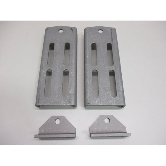 (2) Aluminum Boat Pontoon Trailer 9.75" Bolster Bunk Board Swivel Bracket Kits