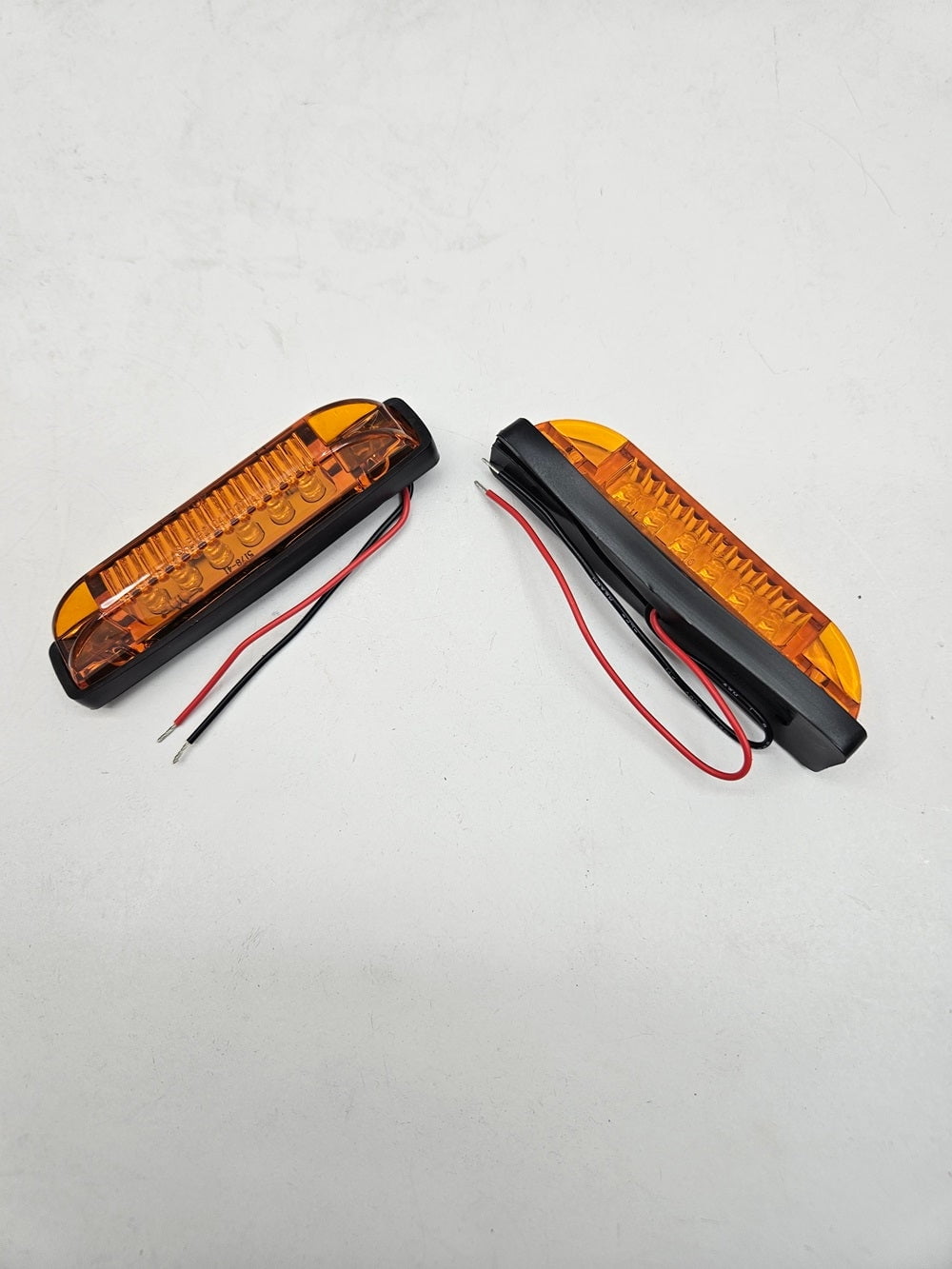 (2) Amber LED Marker Clearance Lights Truck Trailer Camper RV Bus 4 ...