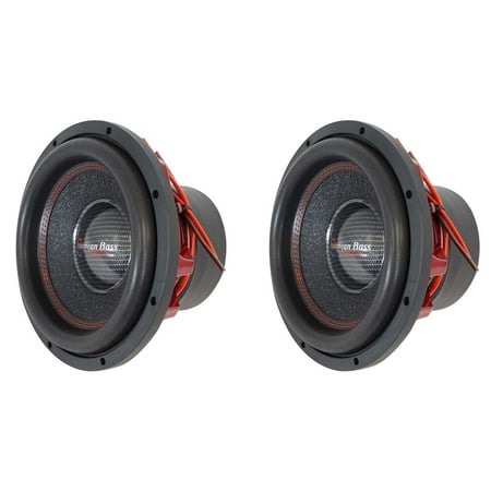 American Bass HAWK 1244 12" Car Subwoofers, 3000W Max/1500W RMS, Dual 4 Ohm (Pair)