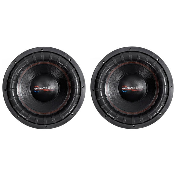 (2) American Bass XFL-1244 2000w 12" Competition Car Subwoofers w/3" Voice Coils