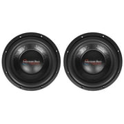 2 American Bass XO 1044 10" 600 Watt Car Audio Subwoofers DVC 4-ohm Subs XO1044