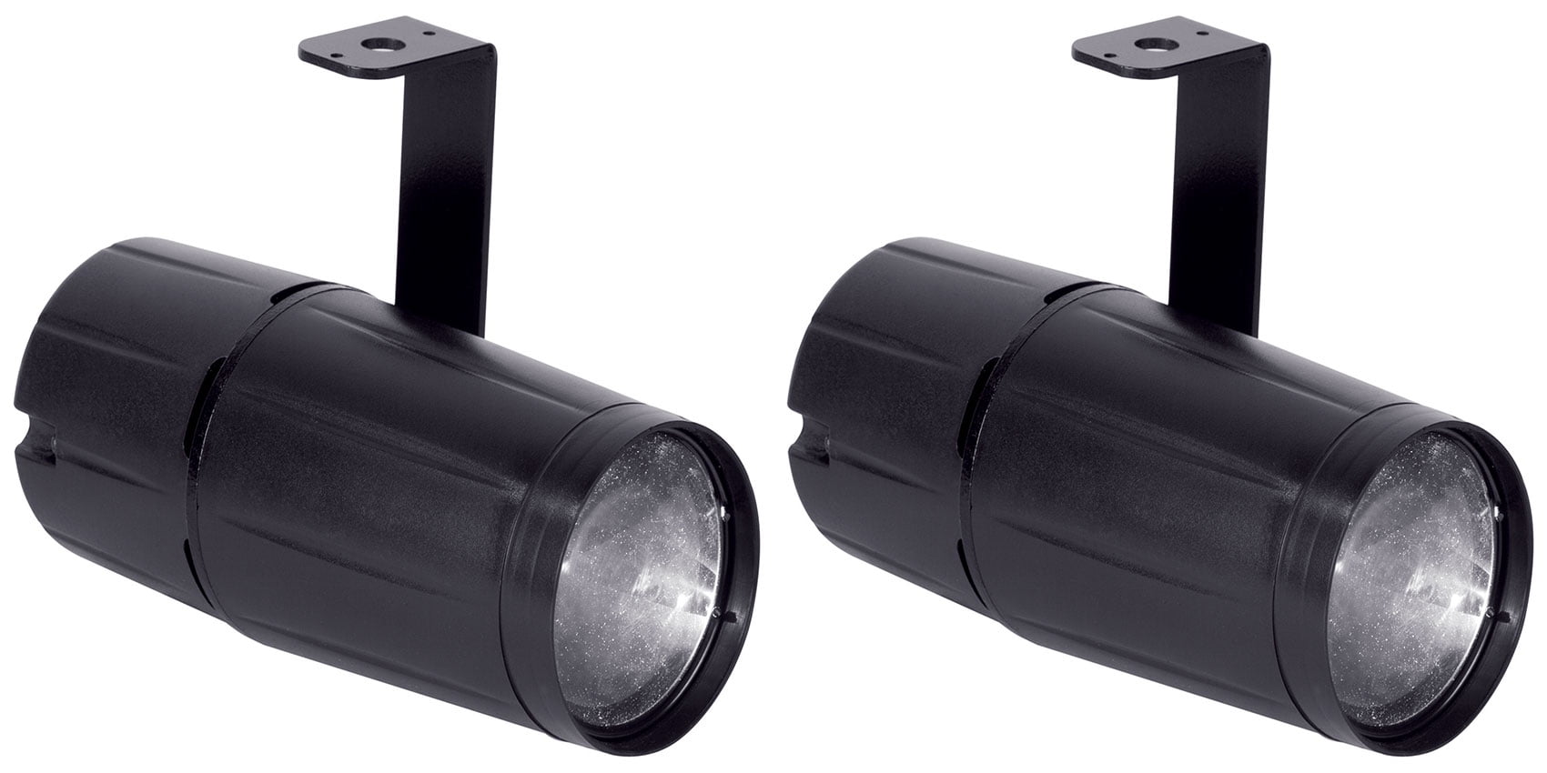 (2) American DJ PINSPOT LED II 3W Compact Cool White LED Pinspot Stage Lights