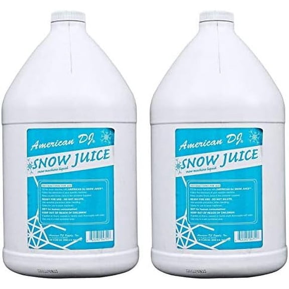 (2) American DJ Snow Gal Gallon of Snow Fluid for Snow Flurry Machine$$Sound & Recording