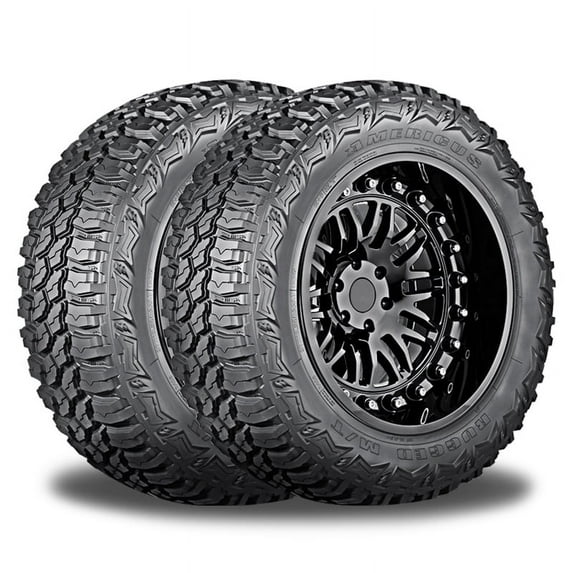 2 Americus Rugged MT 31x10.50R15LT 109Q C/6 All-Season Mud Terrain Truck Tire AMD2463 / 31/1050/15 / 31105015