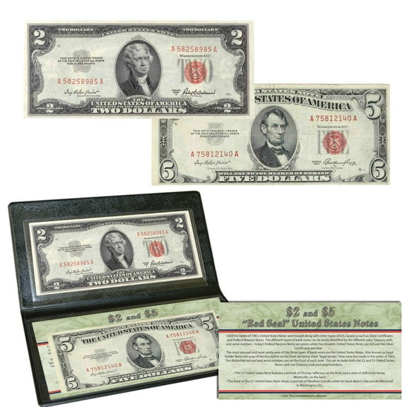$2 And $5 Red Seal Set