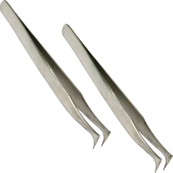 2 Anti-Acid Antimagnetic #6 Tweezers for Watch Repair Watchmaker Tools