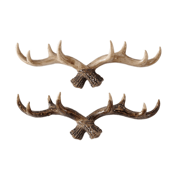 2 * Antler hook-As Shown