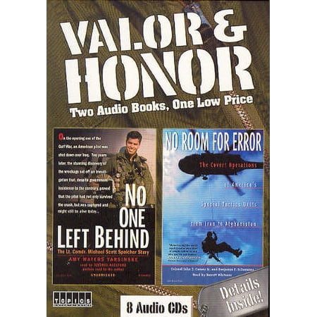 2 Audio Book Set on 8 CD's - No One Left Behind: Michael Scott Speicher Story + No Room for Error: Covert Operations Iran to Afghanistan