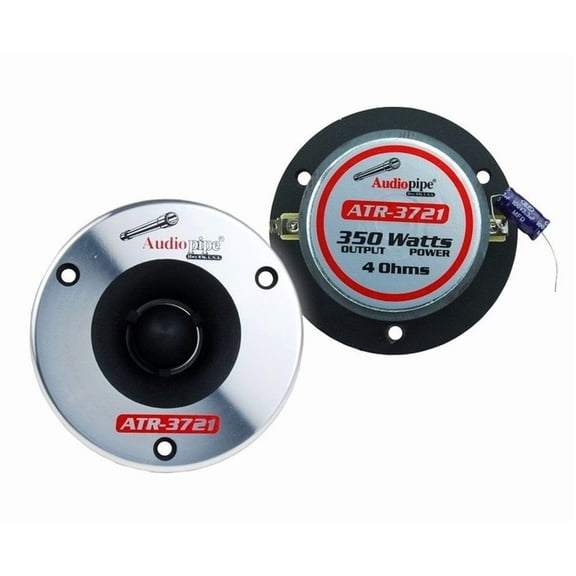 2) Audiopipe ATR-3721 3.75" 350W Titanium Super Car Pro Tweeter Audio ATR3731