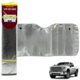 thumbnail image 1 of 2 Auto Sun Shade Foldable Visor Front Wind Shield Rear Window Truck Van Silver, 1 of 3