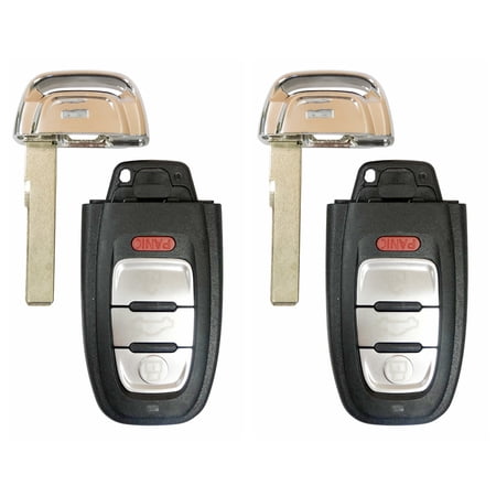 2 AutokeyMax Car Key Fob fits Audi A1 A3 A4 A5 A6 A7 Q3 Q5 Q7 S3 S4 S5 Remote IYZFBSB802 315MHZ