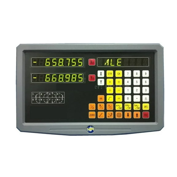 2 Axis Digital Readout DRO Kit Milling Lathe Machine Two Axis DRO Display For Grider Mill Lathe Machine ,Easy to Use