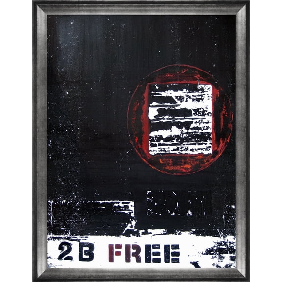 2 B Free with Athenian Distressed Silver Frame 30"X40"