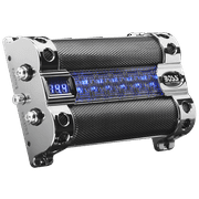 2) BOSS CAP8 8 FARAD LED Digital Voltage Display Car Audio Power Capacitors Caps