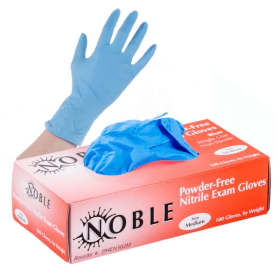 [2 BOX] Powder-Free Nitrile Exam Gloves