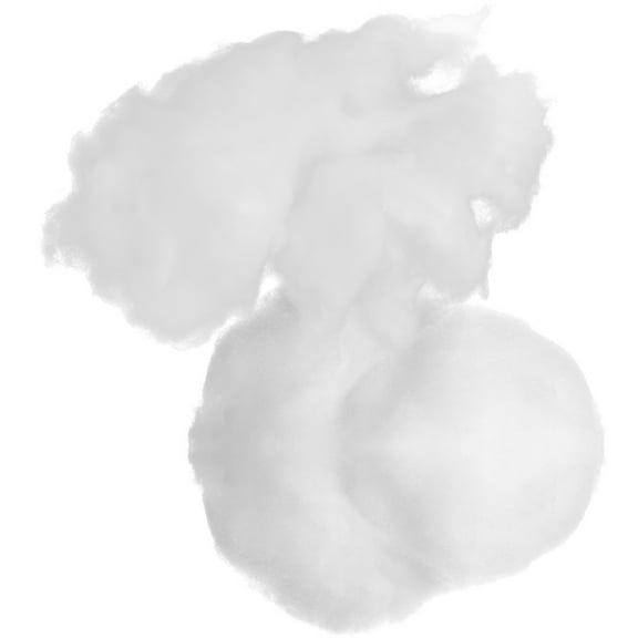 YOSADIER Renaclipy White Cotton Snow for Christmas Tree Decorations and Holiday Crafts, Festive Winter Home and Party Decor