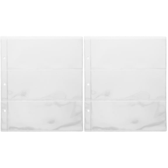 2 Bags Fireproof Baggies Banknote Collection Book Man