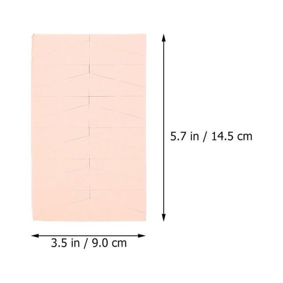 2 Bags Makeup Sponges Portable Cosmetic Wedges Small Sponges Trapezoid Sponge