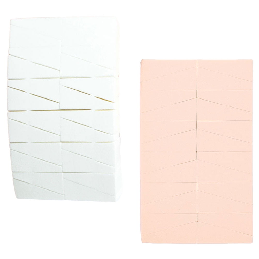 2 Bags Sponges Makeup Foam Wedges Wet Dry Dualuse Puff Wedge Makeup