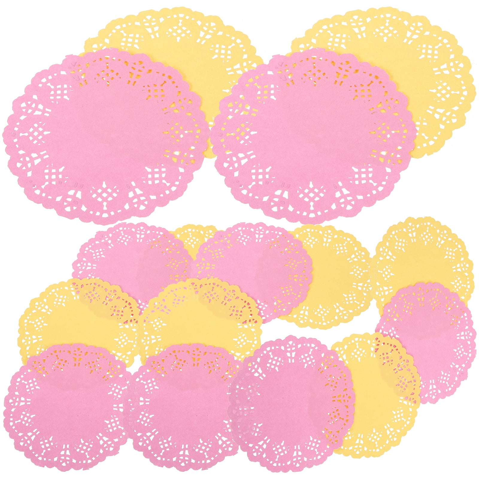 2 Bags of Delicate Lace Design Paper Coaster Dinging Table Paper