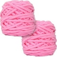 thumbnail image 1 of 2 Balls Soft Chenille Yarn Velvet Yarn for Crocheting,Fluffy Yarn for Knitting and Crochet DIY Craft,Blanket Yarn for Hat Scarf Blanket Slippers, 1 of 7