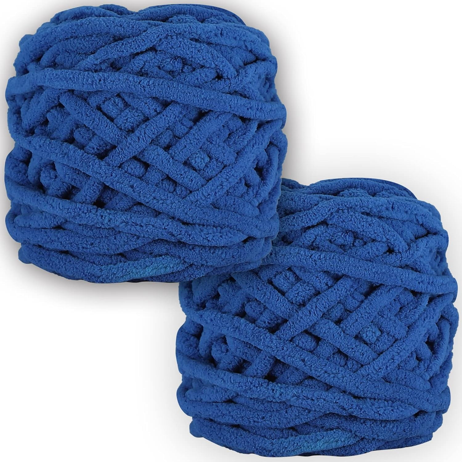 2 Balls Soft Chenille Yarn Velvet Yarn for Crocheting Fluffy Yarn for Knitting and Crochet DIY Craft Blanket Yarn for Hat Scarf Blanket Slippers Walmart