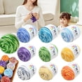 thumbnail image 1 of 2*Balls of Yarn 2Pc Crochet Kit Yarn 5 of Rainbow Cotton Crochet Diy Sweater Scarf Line Cotton Wool Thread Cozy Cotton Wool Knitting Braided Diy Crochet Diy Knitting Diy, 1 of 9