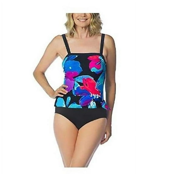 2 Bamboo Ladies' Swimsuit, FLORAL, M(8/10) New with box/tags