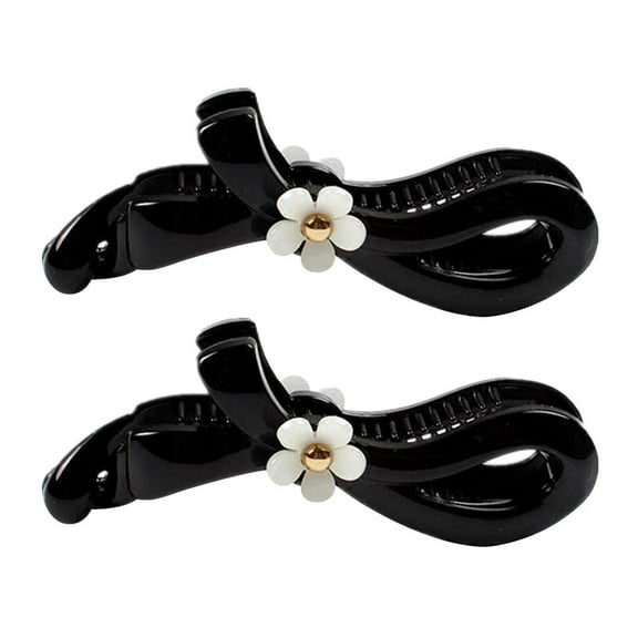 Raindrops HOMEMAXS 2pcs Flower Hair Clips for Women and Girls Fashionable Ponytail Holders Bananas Hair Accessories