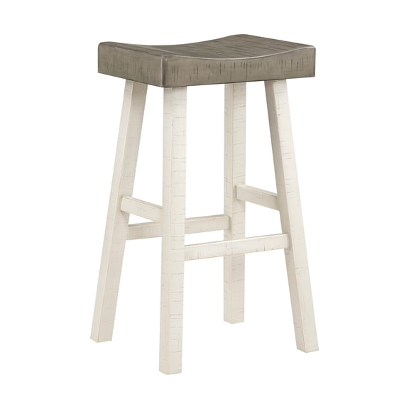 2 Bar Stools in Transitional Style / Ideal for Dining Area