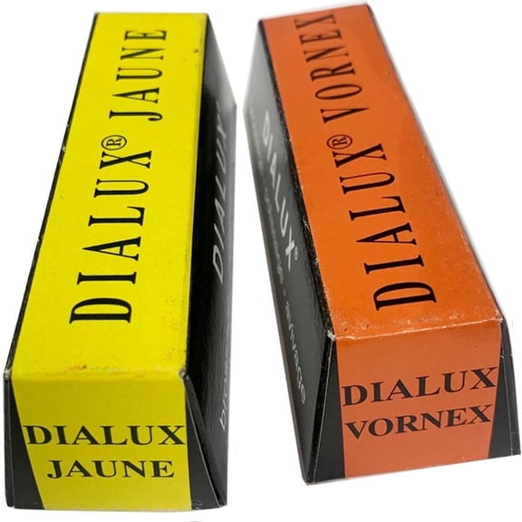 2 Bars Dialux Compounds Tripoli & Yellow Rouge Cut & Polish Brass Copper Jewelry