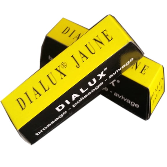 2 Bars Dialux Yellow Polishing Compound Jaune Rouge for Brass Copper Bronze