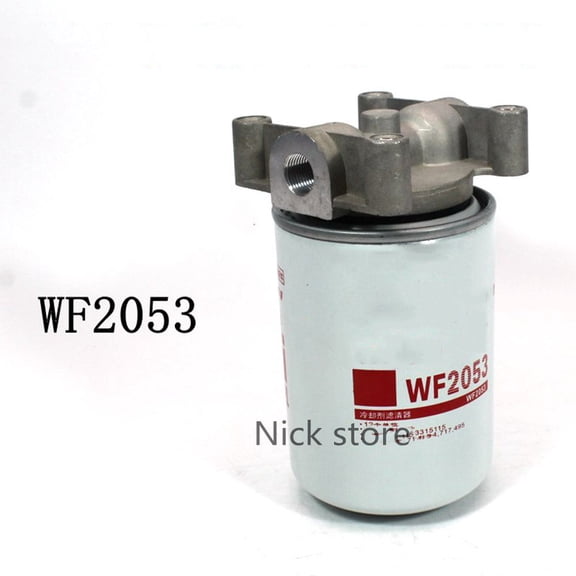 2-Base Coolant Filter Assembly WF2053 3318318 SX0807, For CumSERVICES 153 Shangchai D6114 Dongfeng EbWater Generator, Filter Assembly