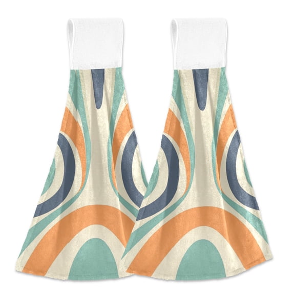 2 Bathroom Towels Kitchen Towels 18.2x14In Velcro Hand Wipes Dish Cloths & Dish Towels Washroom Towels Face Towel Hand Wipes Super Beautiful Fringe