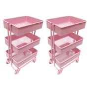 2 Bathroom Wheels :12 Pink
