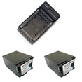 thumbnail image 1 of 2 Battery + Charger for FULLY DECODED Canon BP-827 Vixia hf200 Legria hf200 hf20 hf s10 s100 hfs10, 1 of 4