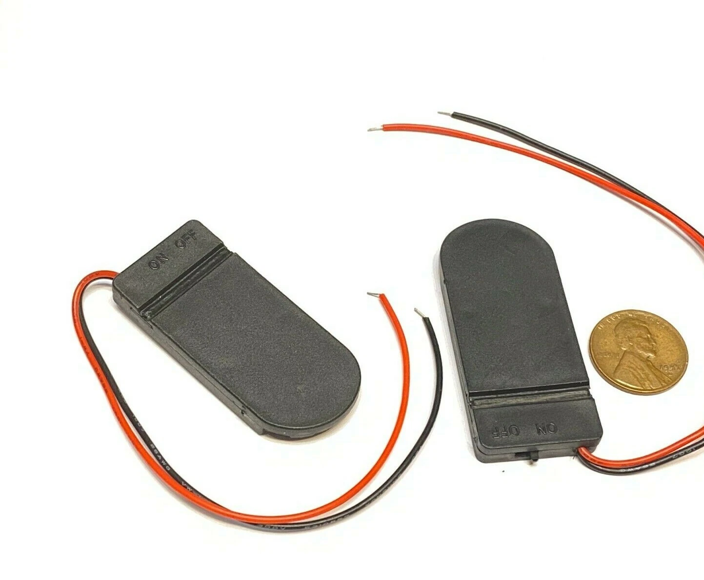 2 Battery Holder 6V Cr2032 On Off Switch Two Batteries 2032 Wd B10 ...