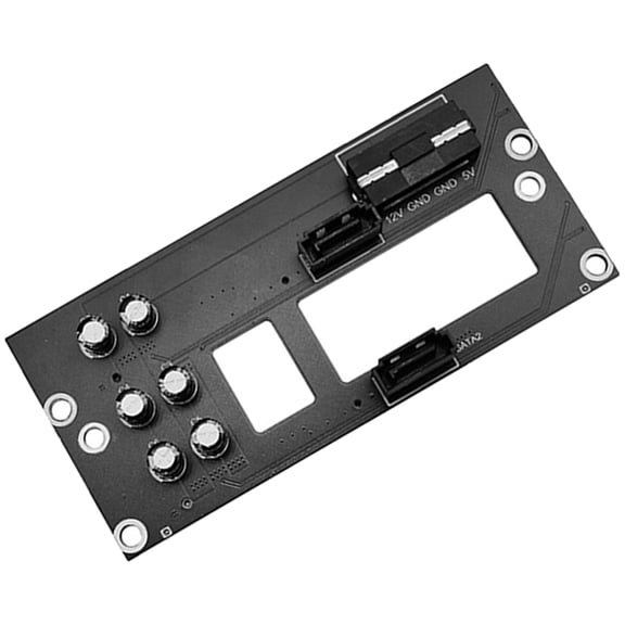2 Bay 2.5/3.5inch Hard Drive Backplane Chassis Adapter Plate Storage Server Backplane Storage Panel Board Replaceable