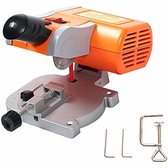 2" Benchtop Cut-off Miter Saw 45 Chop Saw Wood Metal Angle Moulding Cutter for Arts & Crafts Cutting Wood Plastic Metal DIY