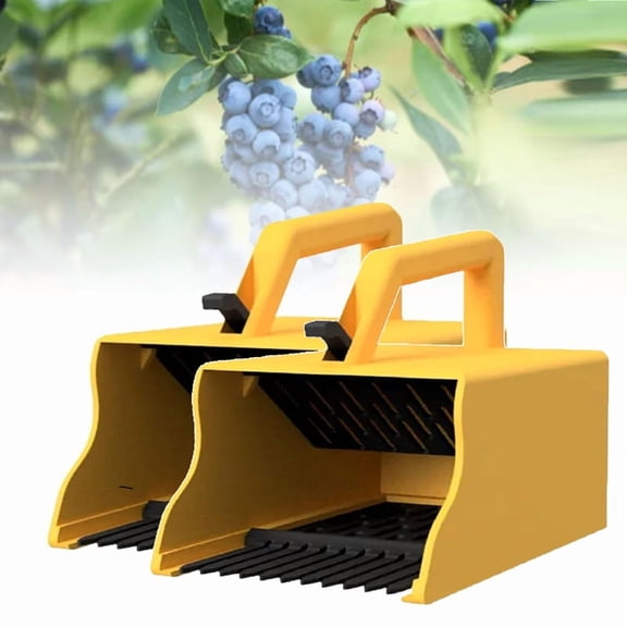 2 * Berry picker with comb-Yellow